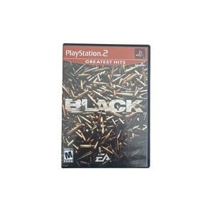Black PS2 PlayStation 2 Greatest Hits Game and Case